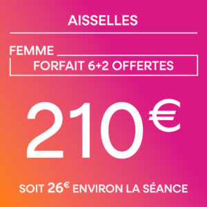 Aisselles - Forfait 6 séances + 2 offertes