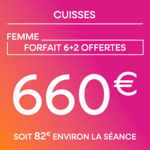 Cuisses - Forfait 6 séances + 2 offertes