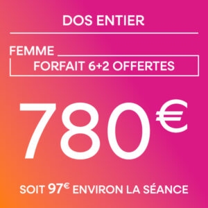 Dos entier - Forfait 6 séances + 2 offertes
