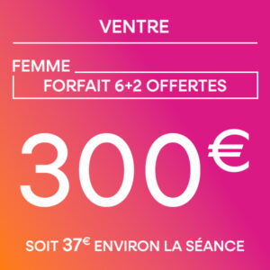 Ventre - Forfait 6 séances + 2 offertes