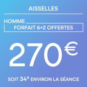 Aisselles - Forfait 6 séances + 2 offertes