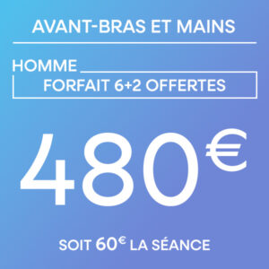 Avant bras et mains - Forfait 6 séances + 2 offertes