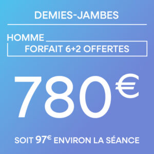 Demies-jambes - Forfait 6 séances + 2 offertes
