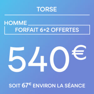 Torse - Forfait 6 séances + 2 offertes