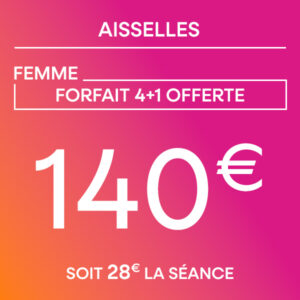 Aisselles - Forfait 4 séances + 1 offerte