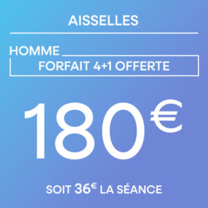 Aisselles - Forfait 4 séances + 1 offerte