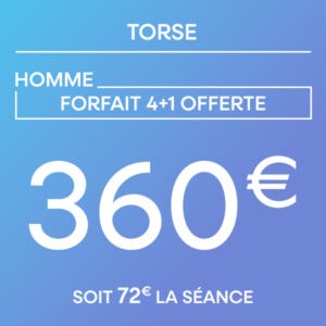 Torse - Forfait 4 séances + 1 offerte